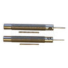 Set of pin extractors, Ø 0,8 and 1 mm, with spare pins