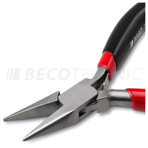 Chain nose pliers without cutting length 120 mm smooth jaws