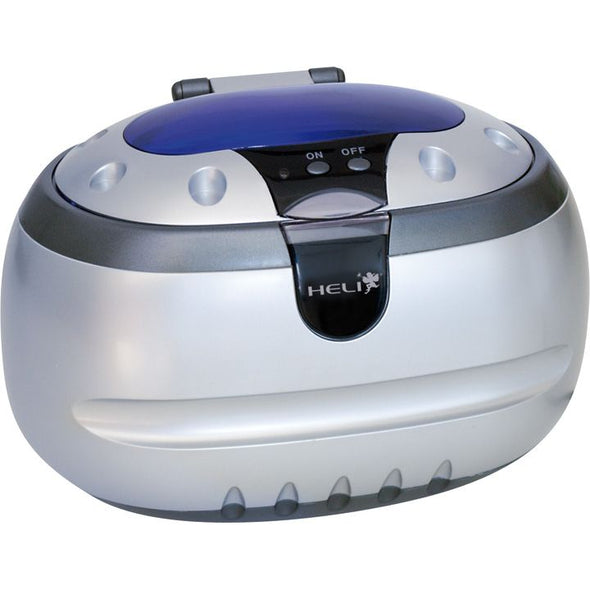 Ultrasonic Jewellery cleaner with bottle of cleaning concentrate, German made.