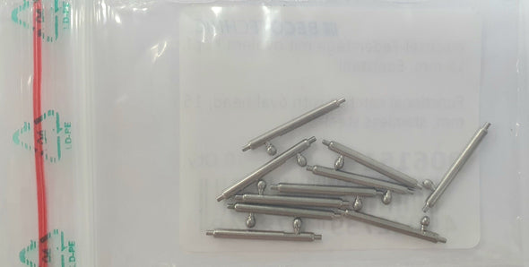 Copy of Interchangeable catch spring bars with oval head, 20 mm, stainless steel 10pack