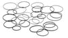 Battery Cap Gaskets Assortment with 25 battery cover seals Ø 9-16 mm