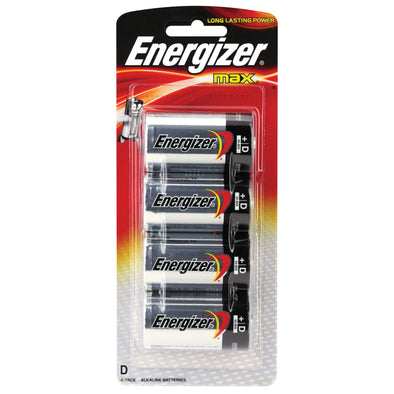 ENERGIZER MAX D SIZE 4PACK