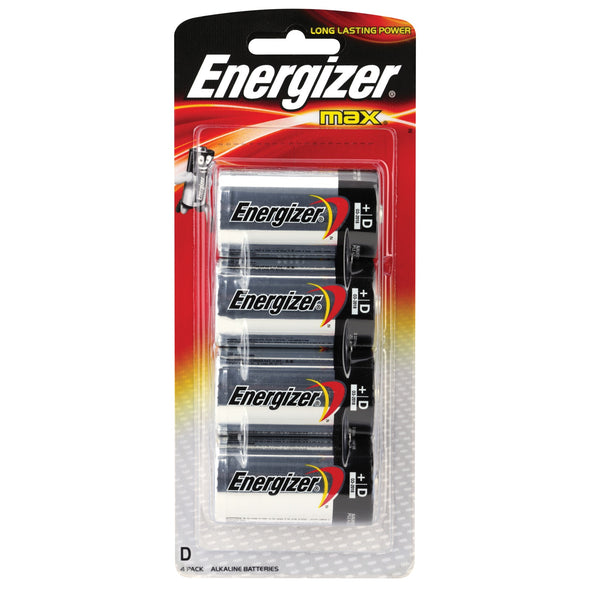 ENERGIZER MAX D SIZE 4PACK