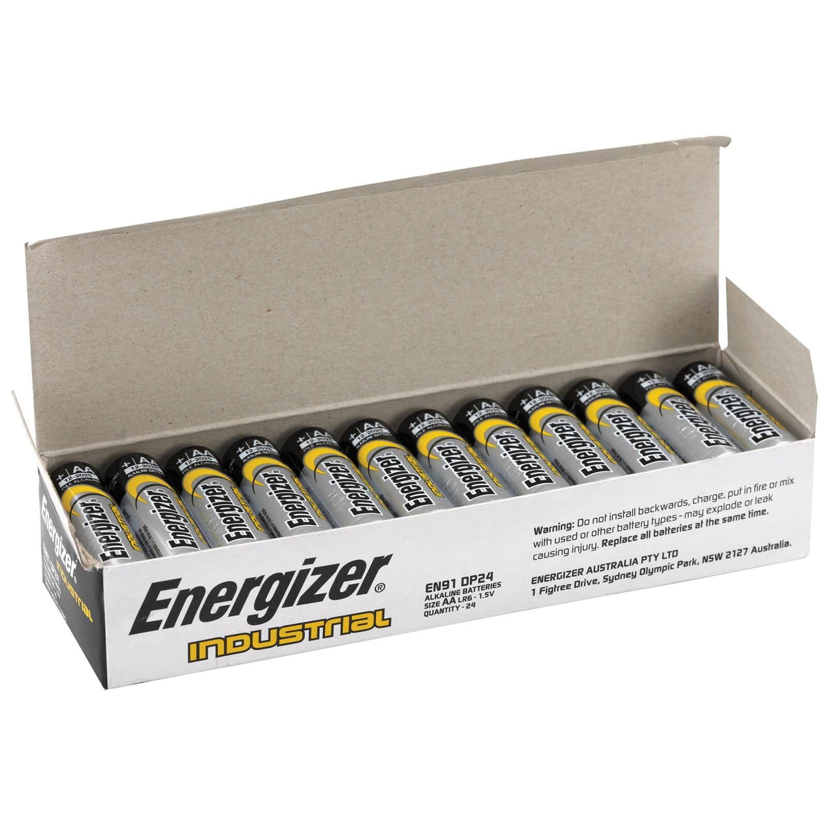EN91 AA ENERGIZER INDUSTRIAL -In box of 24 BULK – The Battery Man