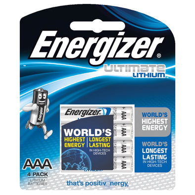L92BP4T Lithium AAA Ultimate Energizer 4 pack